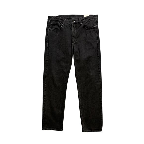 Rag & Bone Jeans Mens 34 Black Fit 2 Slim Authentic Stretch Mid Rise Tailored - Picture 1 of 9